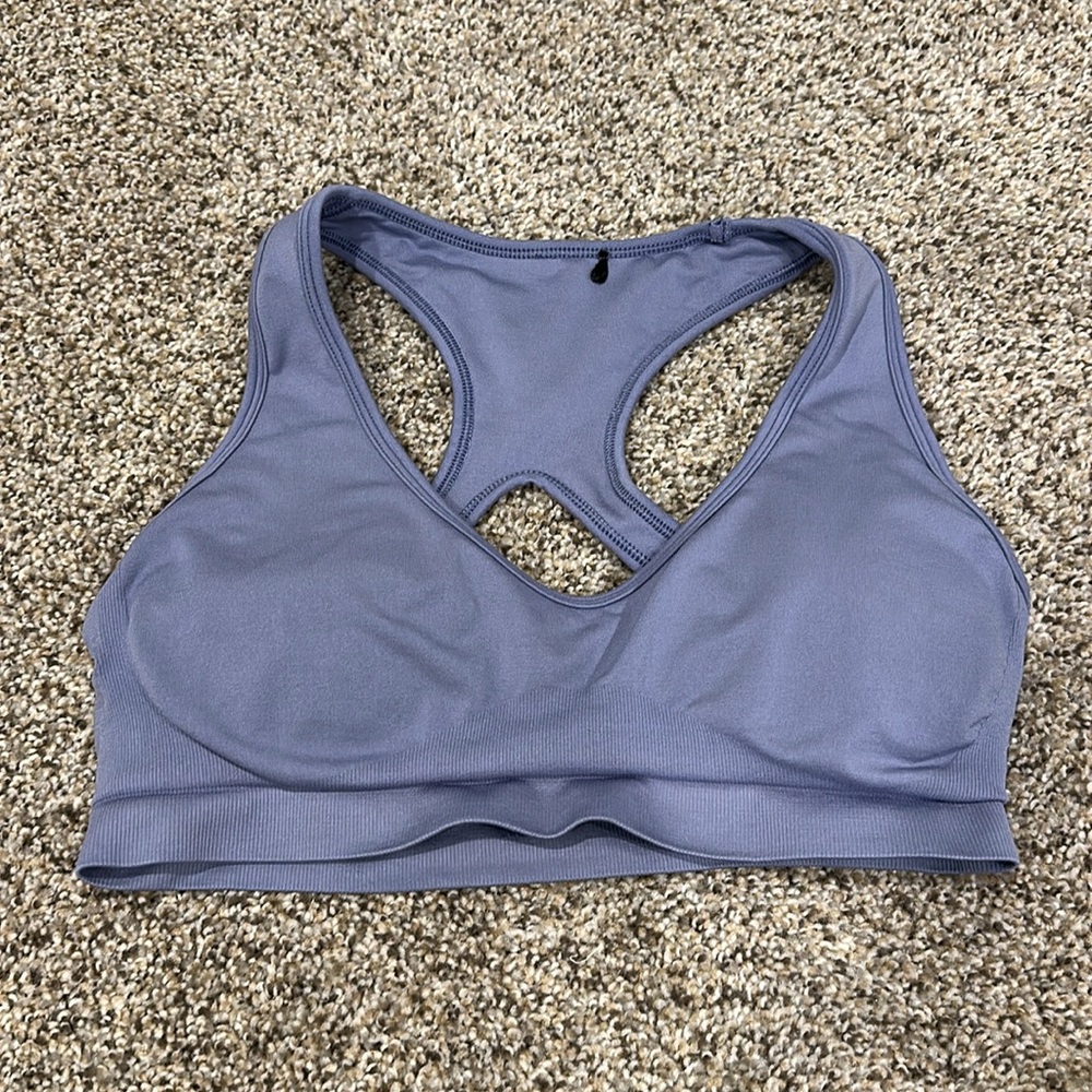 Amplify Contour Bra in Steel Blue